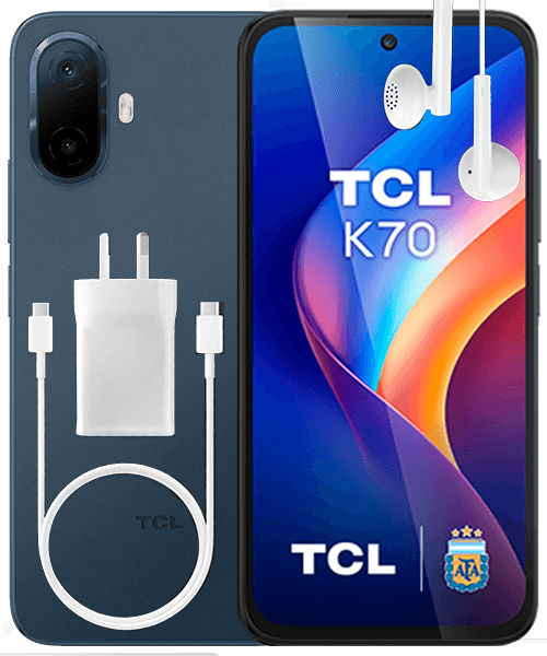 TCL K70 4G con funda