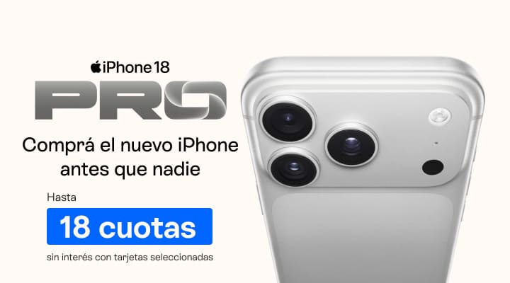 Nuevo Iphone 18 Pro. Comprá el nuevo iPhone antes que nadie en Movistar . Llevalo en hasta 18 cuotas en tu factura